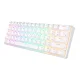 Mechanical keyboard Royal Kludge RK61 RGB, red switch (white)