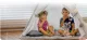 Nukido Tepee Tent with Lights for Kids, Gray