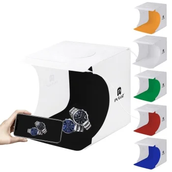 Puluz Photo Box with 2 LED Panels, 24x23x22cm