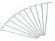 Steel Tent Pegs 31 cm, 10 pcs, Silver