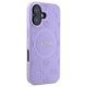 Guess Saffiano Peony Classic Logo MagSafe vāciņš iPhone 16 - Violets