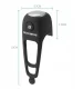 Rockbros CB1709BK Electronic Bicycle Bell, 90 dB, Black