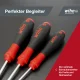 Wiha SoftFinish Screwdriver Set, 12 Pieces, Black/Red