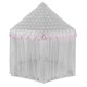 Детская Игровая Палатка Kruzzel 23476, Серо-Розовая | Children Play Tent