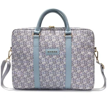 Guess Laptop Bag 16" GCube Stripes, Blue