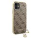 Apple iPhone 11 6.1\'\' Guess 4G Charms Collection Case Cover (GUHCN61GF4GBR), Brown | Telefona Maciņš Vāks Apvalks...