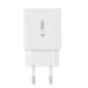 Tech-Protect C35W 2x USB-C PD 35W charger with USB-C / USB-C cable - white