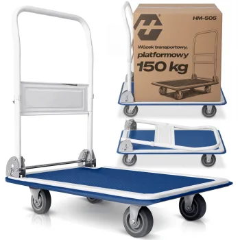 Humberg HM-505 Folding Platform Cart White/Blue