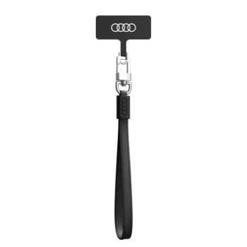 Audi Universal Eco-Leather Phone Lanyard 28cm x 10mm - Black