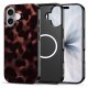 Tech-Protect Lamano MagSafe Case for iPhone 17, Black/Red