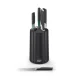 Joseph Joseph Elevate 5-Piece Knife Carousel Set with Rotating Stand, Green