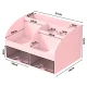 Desk Organizer for Cosmetics and Stationery, Pink