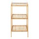 GreenBlue GB321 bambusa vannas istabas plaukts, 3 plaukti, 370x330x780mm