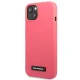 Karl Lagerfeld Silicone Plaque Case for iPhone 13 mini, Fuchsia
