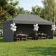 Automatic Pop-Up Gazebo Event Tent 3x6 m MultiGarden, grey