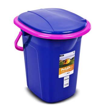 Портативный туалет GreenBlue GB320BR, 19 л, темно-синий/розовый