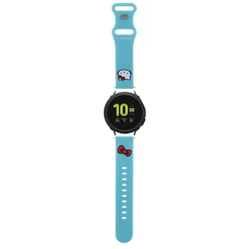 Hello Kitty Universal Silicone Strap 20mm Silicone Kitty Head, Blue