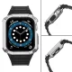 Armored Case with Strap for Apple Watch 38/40/41mm - Black, Silver