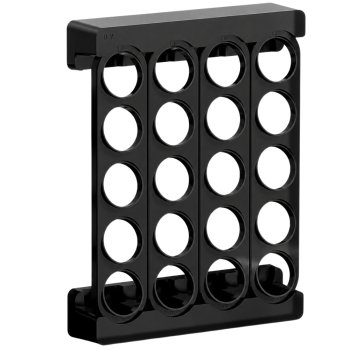 Coffee Capsule Holder, Wall / Freestanding Stand, 20 pcs, Black