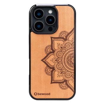 Bewood Wooden Case for iPhone 16 Pro MANDALA LANGUAGE