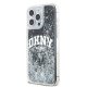 DKNY iPhone 15 Pro Max Case Liquid Glitters Arch Logo, Black