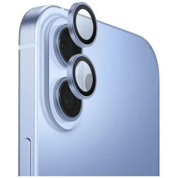 Uniq Optix Aluminum Camera Lens Protector for iPhone 17 Blue