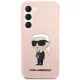 Karl Lagerfeld Samsung Galaxy S23 Case Silicone Ikonik, Pink