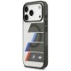BMW M IML Metal Buttons Tricolor Lines MagSafe Phone Case Cover iPhone 17 Pro - Gray