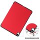 Apple iPad Air 11\'\' (2024) (A2899 A2902) PU Leather Protective Tri-fold Book Case Cover, Red