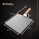 Ruhhy 00021746 Pizza Peel with Silicone Mitt, Silver/Brown
