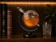 Globe Whiskey Decanter Set with 2 Glasses