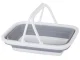Collapsible Silicone Shopping Basket with Handles