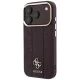 Guess Stripe Peony 4G Logo MagSafe Case for iPhone 18 Pro / 17 Pro, Burgundy