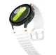 Tech-Protect Silicone Sport Strap for Samsung Galaxy Watch 4 / 5 / 6 / 7 / FE, White