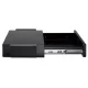 Maclean MC-461 Under-Desk Drawer with Lock, Black