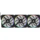 Thermaltake TS140 EX RGB PC Fan 3-Pack, Black