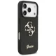 Guess iPhone 17 Pro Case Fixed Glitter Big 4G, Black