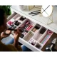 Joseph Joseph Viva 12-Piece Makeup Drawer Organiser Set, Beige