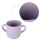 Ikonka Silicone Baby Tableware Set Crab, 9 Pieces, Purple