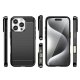 Carbon Phone Case Cover iPhone 16 Pro Max Silicone Case - Black