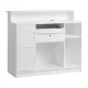 Gabbiano G26W Hairdressing Reception Desk, White