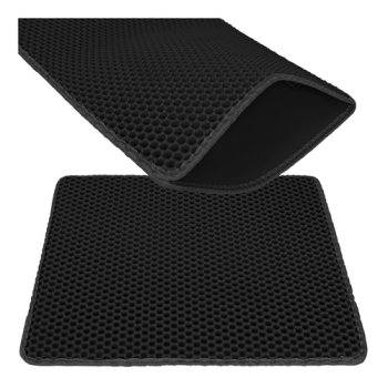Cat Litter Trapping Mat Purlov 60x45cm, black