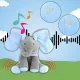 Interactive Elephant Plush Toy with Sound and Flapping Ears