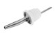 Stainless Steel Bottle Pourer Liquor Dispenser Spout, Silver and White
