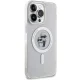 Apple iPhone 14 Pro Max 6.7\" Karl Lagerfeld Karl&Choupette Glitter MagSafe Case Cover (KLHMP14XHGKCNOT), Silver