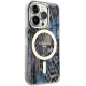 Guess iPhone 14 Pro Case Leopard MagSafe, Blue