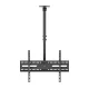 Maclean MC-173 Ceiling TV Mount 37-86\", 50kg, VESA 600x400, Black
