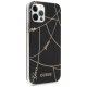 Guess Gold Chain Collection Case for iPhone 12 Pro Max, Black