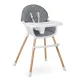 Nukido Lilo Baby High Chair, Grey