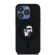 Karl Lagerfeld iPhone 15 Pro Case Silicone Karl & Choupette MagSafe, Black